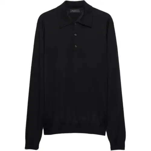 PRADA Knitted Polo Shirt