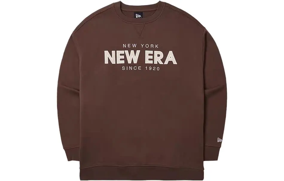 New Era FW23 Sweatshirt Unisex Brown