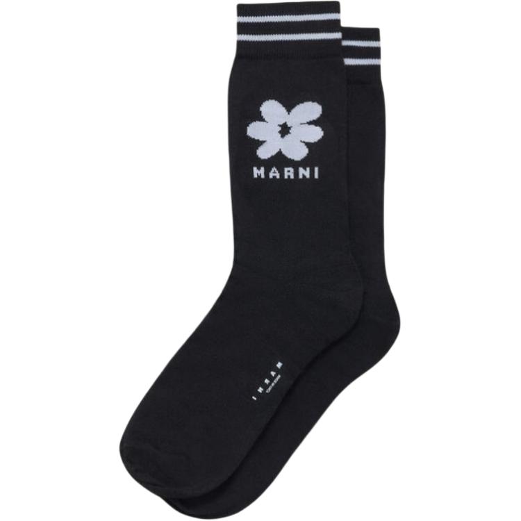 MARNI Crew Socks Men's 1 Pack Black