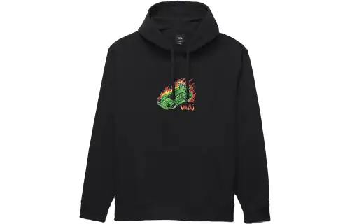 Vans Drag Race Sweatshirts Unisex Black Hooded Moderate Regular