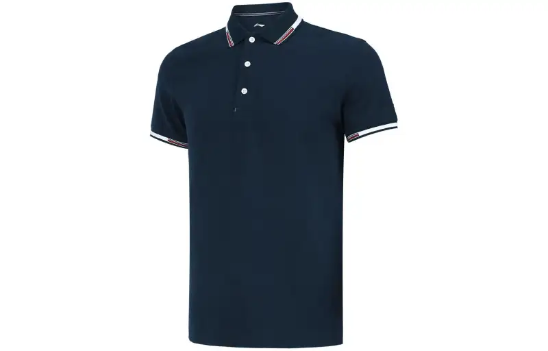 Li Ning Polo Shirt Men's Sailor Blue
