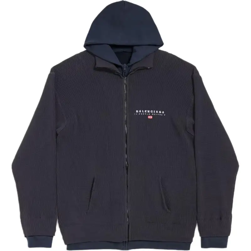 Balenciaga Sweatshirt Regular Fit Men's Black Blue
