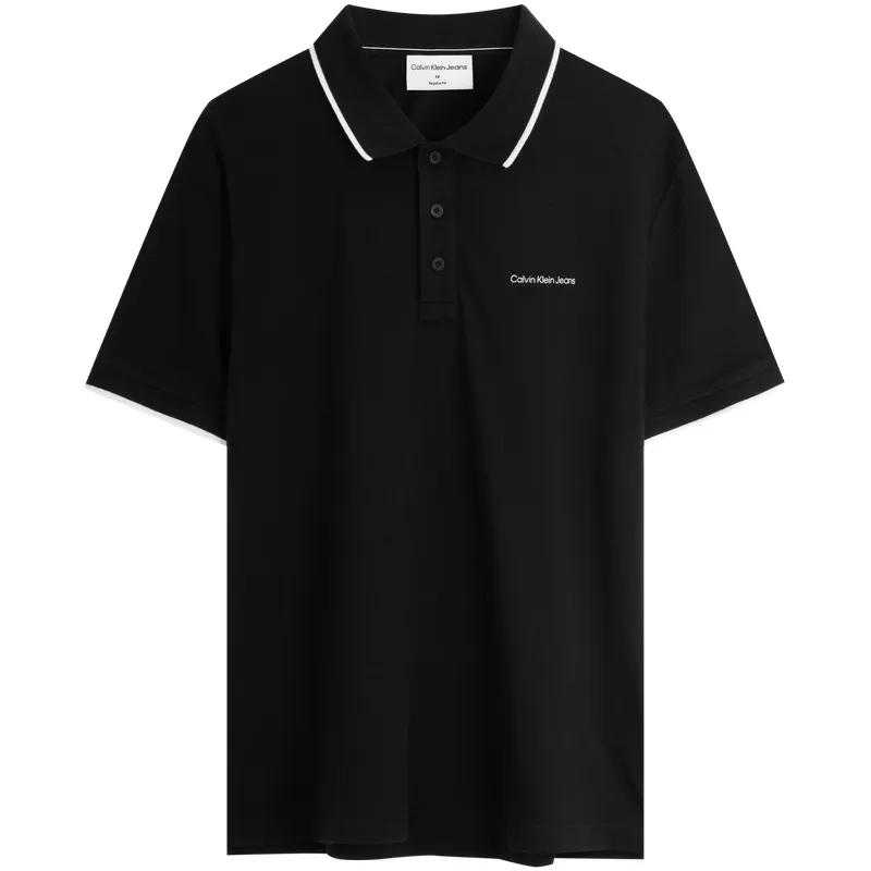 Calvin Klein Polo Shirts Men's Lapel Moderate Straight Fit