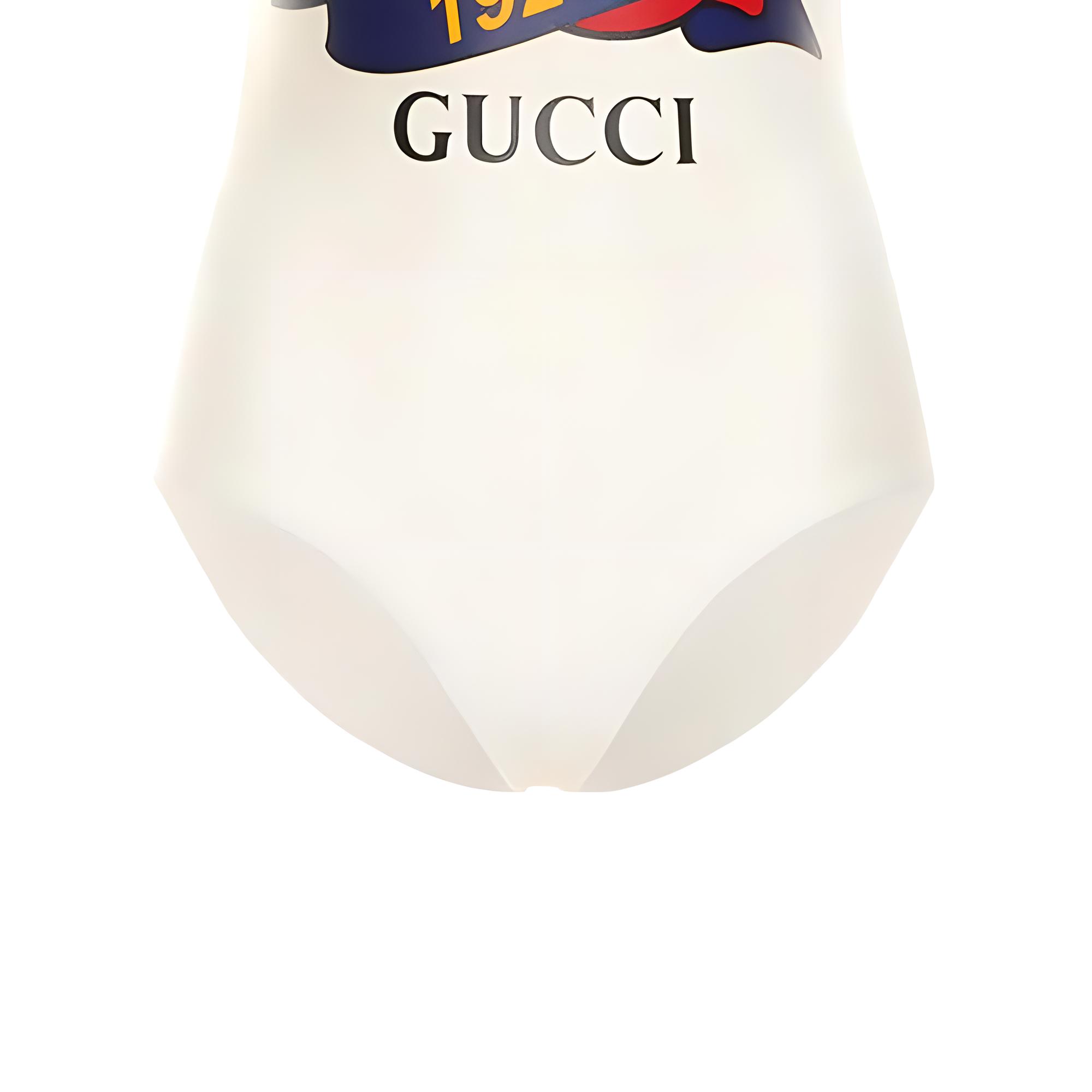 GUCCI SS23 One piece Swimsuit Women’s Ivory White