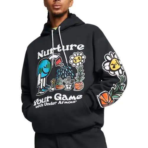 Under Armour Sweatshirt Men's Black White