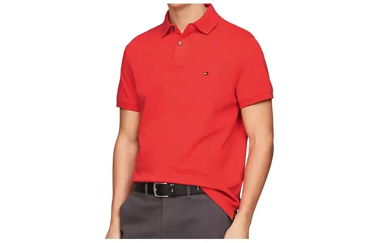 Tommy Hilfiger Polo Shirt Men's Red