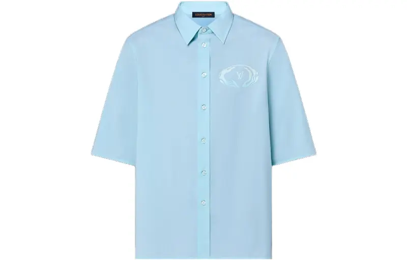 LOUIS VUITTON FW23 Shirt Men's Blue