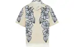 PRADA Shirts Men's Lime Gray Cuban Collar Moderate Other