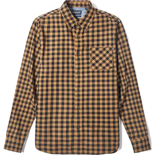 Timberland Shirts Men's Yellow Lapel Moderate Other