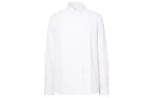 Burberry Shirts Men's White Lapel Moderate Other