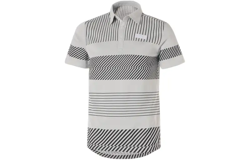 PUMA Polo Shirt Men's Gray White