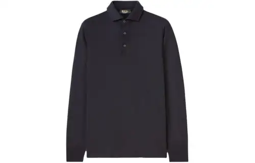 Loro Piana Polo Shirt Men's Black