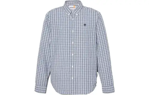 Timberland Shirts Men's Captain Blue Pointed Collar Moderate Other
