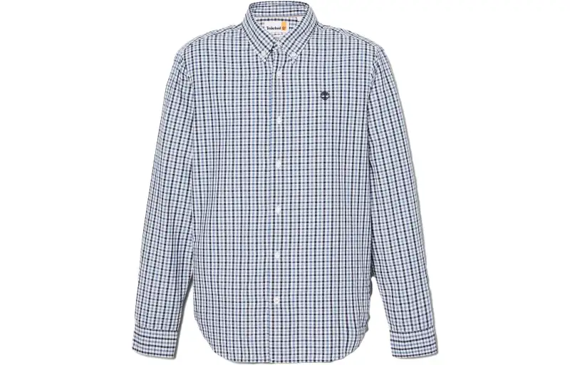 Timberland Shirts Men's Captain Blue Pointed Collar Moderate Other