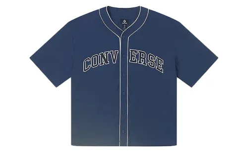 Converse Shirts Men's Blue Crew Neck Moderate Other