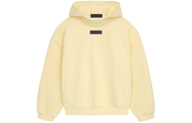 Мужское худи Fear of God Essentials SS24 Hoodie (желтое)