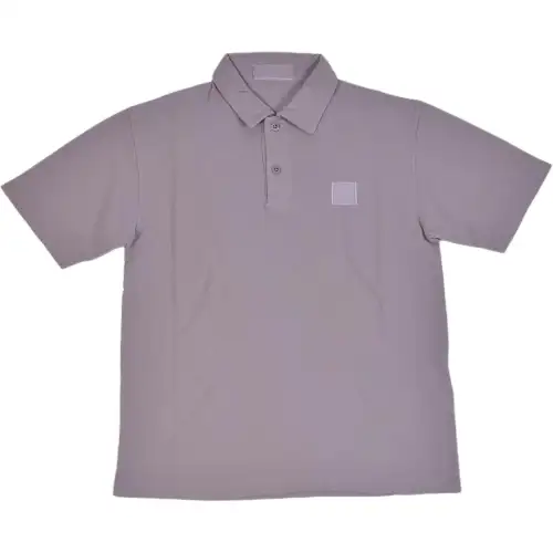 STONE ISLAND Logo Patch Short Sleeved Polo Shirt