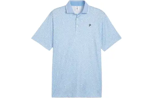 PUMA x PTC Polo Shirt Men's Sky Blue