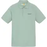 Timberland Polo Shirt Men's Embossed Green
