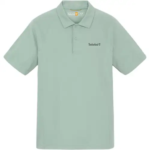 Timberland Polo Shirt Men's Embossed Green