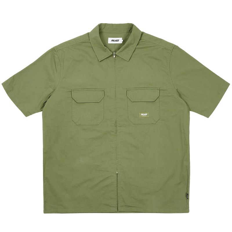 Рубашка Palace PALACE SS24 D-MAN SHIRT (оливковая)