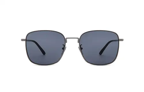 GUCCI Square Frame Metal Sunglasses