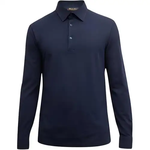 Loro Piana Polo Shirt Men's Marine Blue