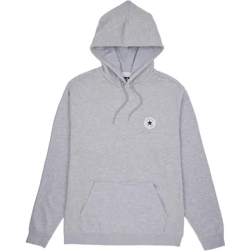 Converse Sweatshirts Men's Gray Hooded Non Detachable Moderate