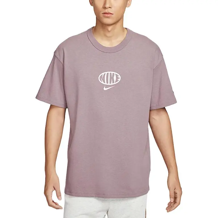 Nike Sportswear T Shirt Men's Umber Gray/White/Umber Gray