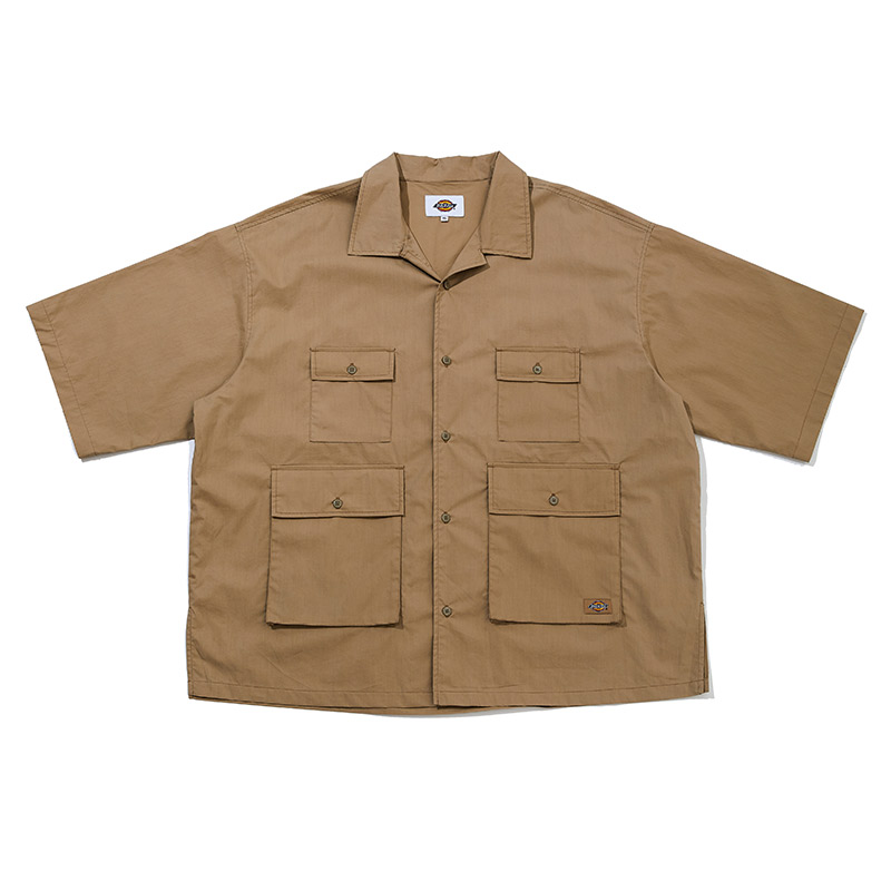 Dickies Shirts Men's Khaki Lapel Moderate Other