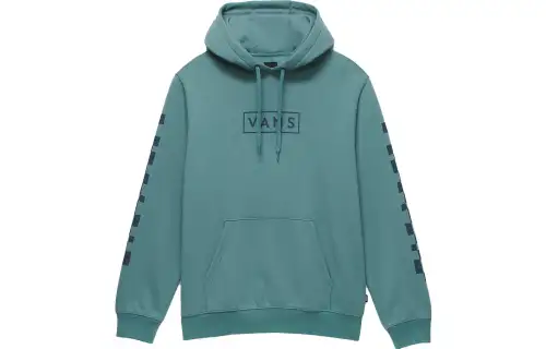 Vans Boxed Check Sweatshirts Men's Green Hooded Moderate Regular