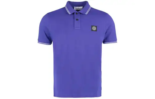 STONE ISLAND Polo Shirt Men's Purple