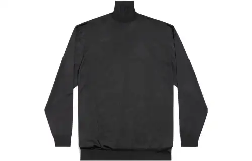 Balenciaga SS24 Sweatshirt Loose Fit Unisex Black