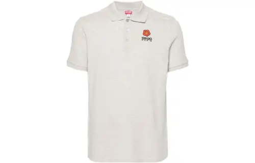 KENZO Boke Flower Crest Short-Sleeved Polo Shirt