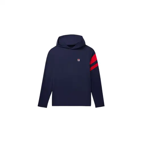 FILA Sweatshirts Men's Blue Hooded Moderate Regular
