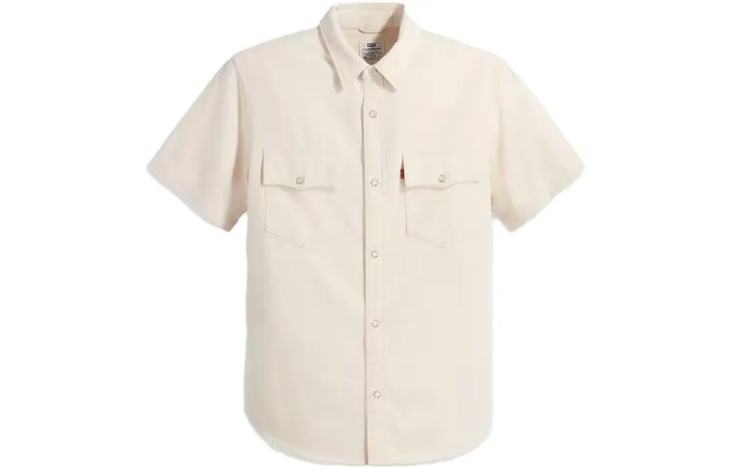 Levi's Shirts Men's Ecru Lapel Moderate Shirt