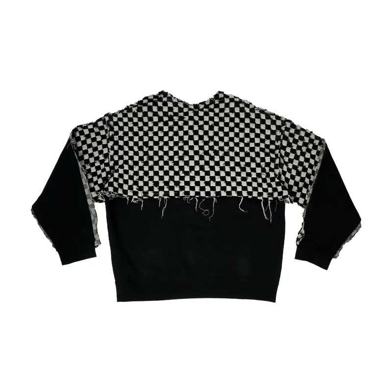 Nike Fantasy Unbelievable, Casual Sports Crew Neck Plaid Vest With Thickened And Fleece Lined Chessboard Appliqué