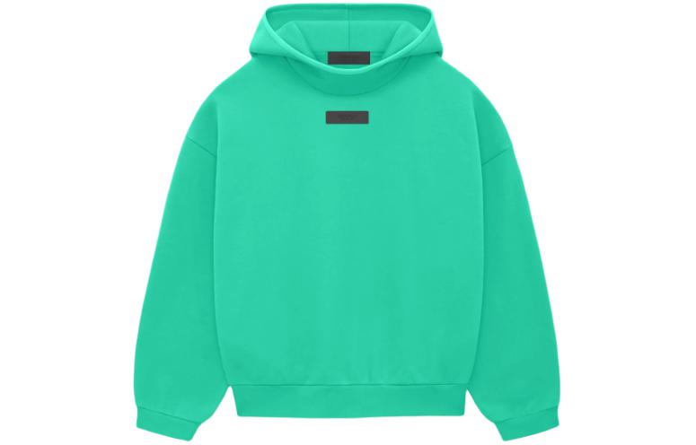 Мужское худи Fear Fear of God Essentials SS24 Hoodie /Mint Leaf (лист мяты)