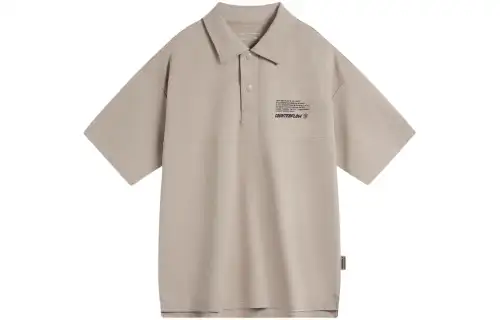 Li Ning Polo Shirt Men's White Gray Green Stripes