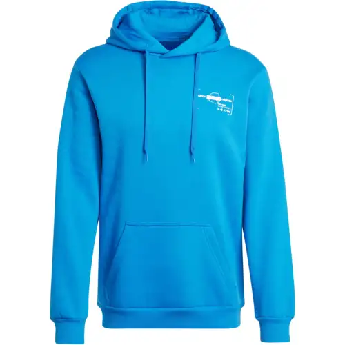 Adidas Originals Paris Graphic Hoodie Sweatshirt Men's Blue