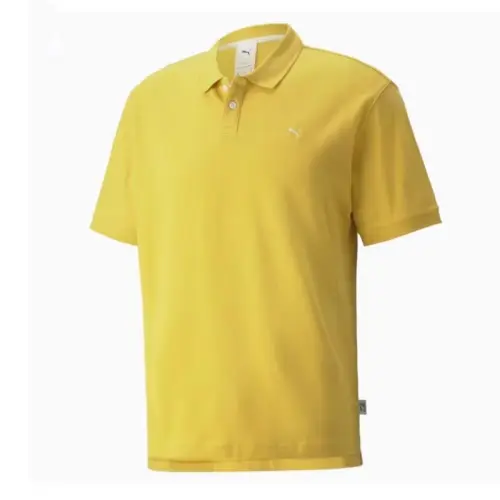 PUMA Polo Shirt Unisex Earth Yellow