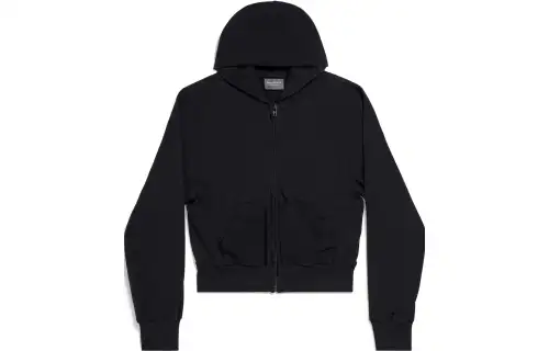 Balenciaga SS24 Sweatshirt Regular Fit Unisex Black