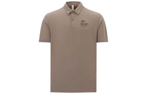 Reebok Polo Shirt Men's Driftwood Gray