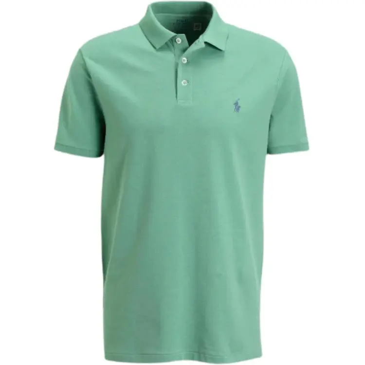 Polo Ralph Lauren Polo Shirt Custom Slim Fit Men's Green