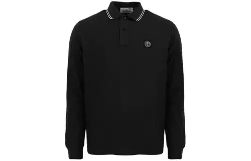 STONE ISLAND Polo Shirt Men's Black