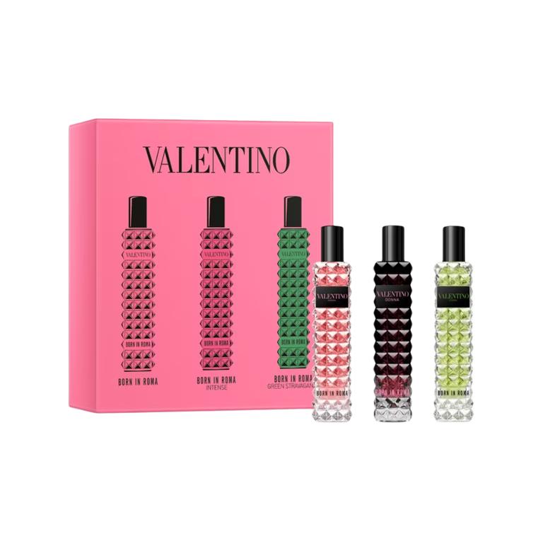 Парфюмерный набор Valentino Donna Born in Roma (прозрачный)
