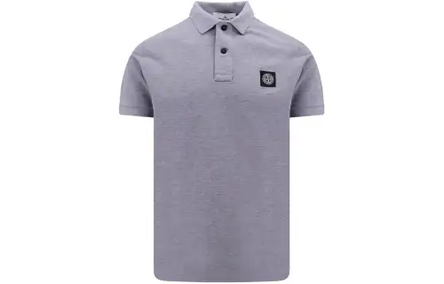 STONE ISLAND Polo Shirt Men's Gray