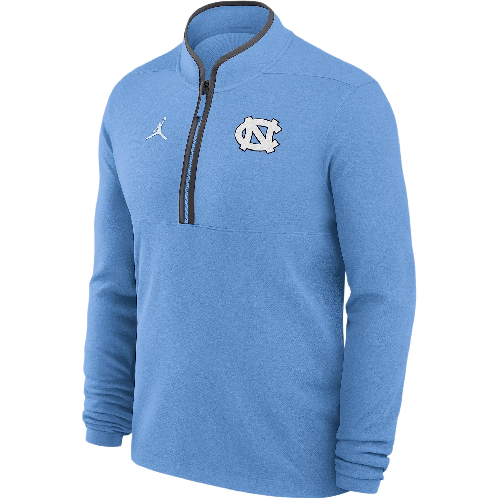 JORDAN North Carolina Tar Heels Victory Men's JORDAN Dri FIT College 1/2 Zip Long Sleeve Top