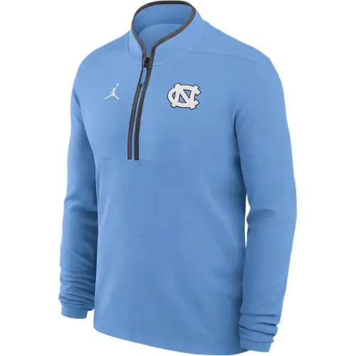 JORDAN North Carolina Tar Heels Victory Men's JORDAN Dri FIT College 1/2 Zip Long Sleeve Top