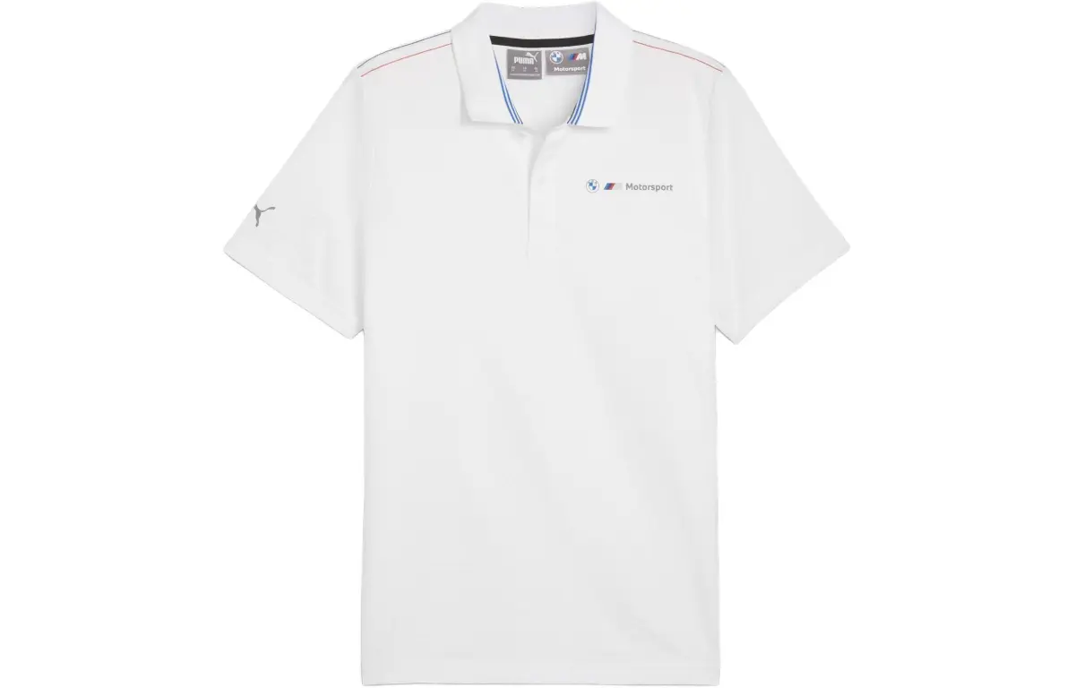 PUMA BMW M Motorsport Men's Polo Shirt Men's White